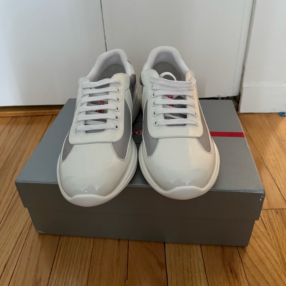 All white prada